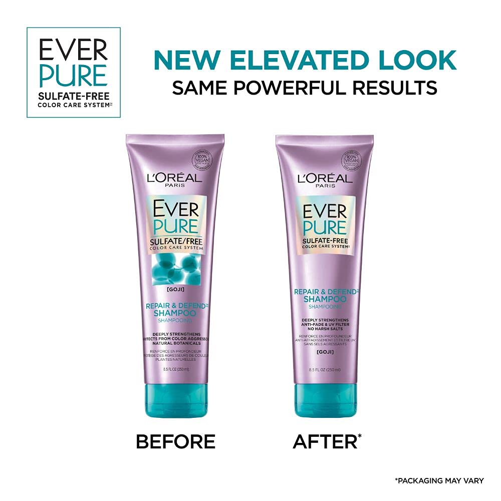 L'Oreal Paris pump dispensed texture showing creamy conditioner benefit