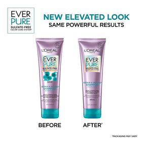 L'Oreal Paris pump dispensed texture showing creamy conditioner benefit