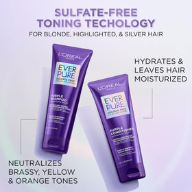 L'Oreal Paris EverPure pump dispensing shampoo foam for easy application