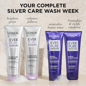L'Oreal Paris EverPure creamy shampoo texture emphasizing hydration