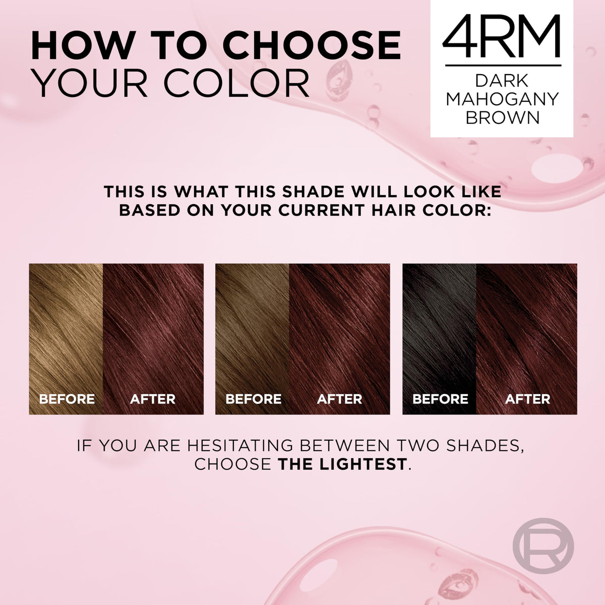 L'Oreal Paris applying cream to roots demonstrating precise, even coverage