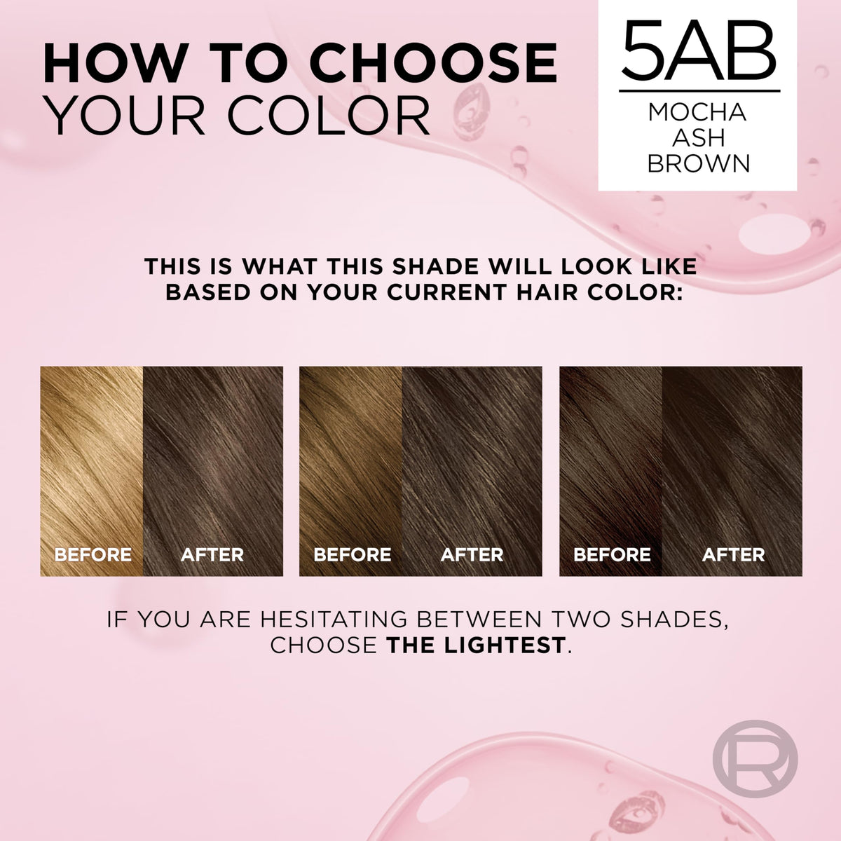 L'Oreal Paris application scene with gloves showing even color application benefit