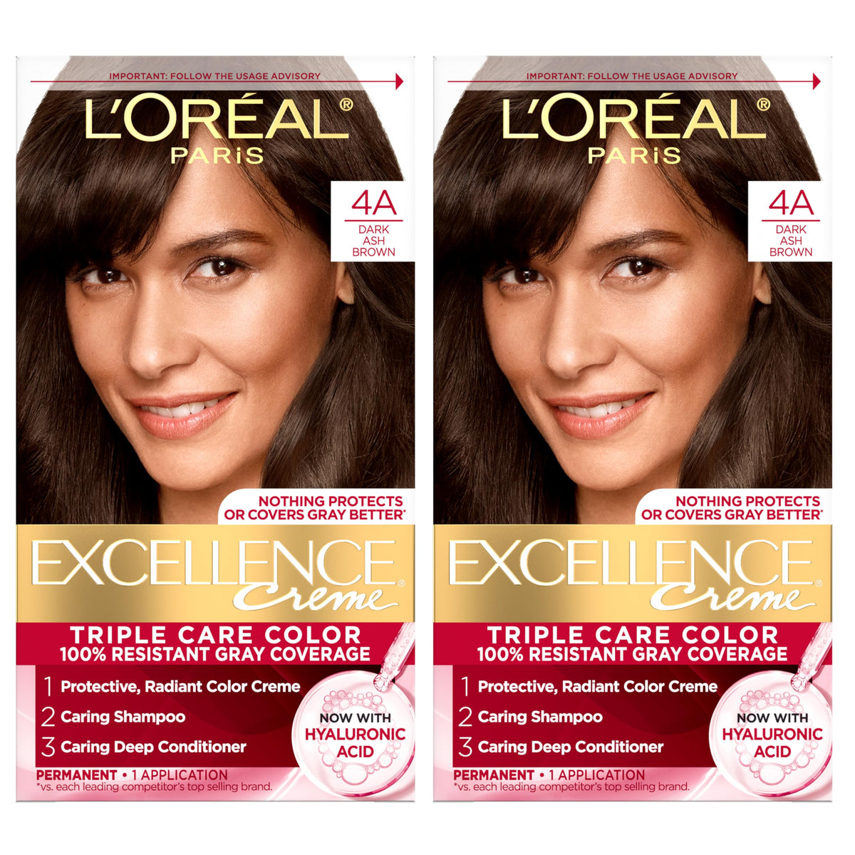 L'Oreal Paris box front view showing product and shade for quick identification