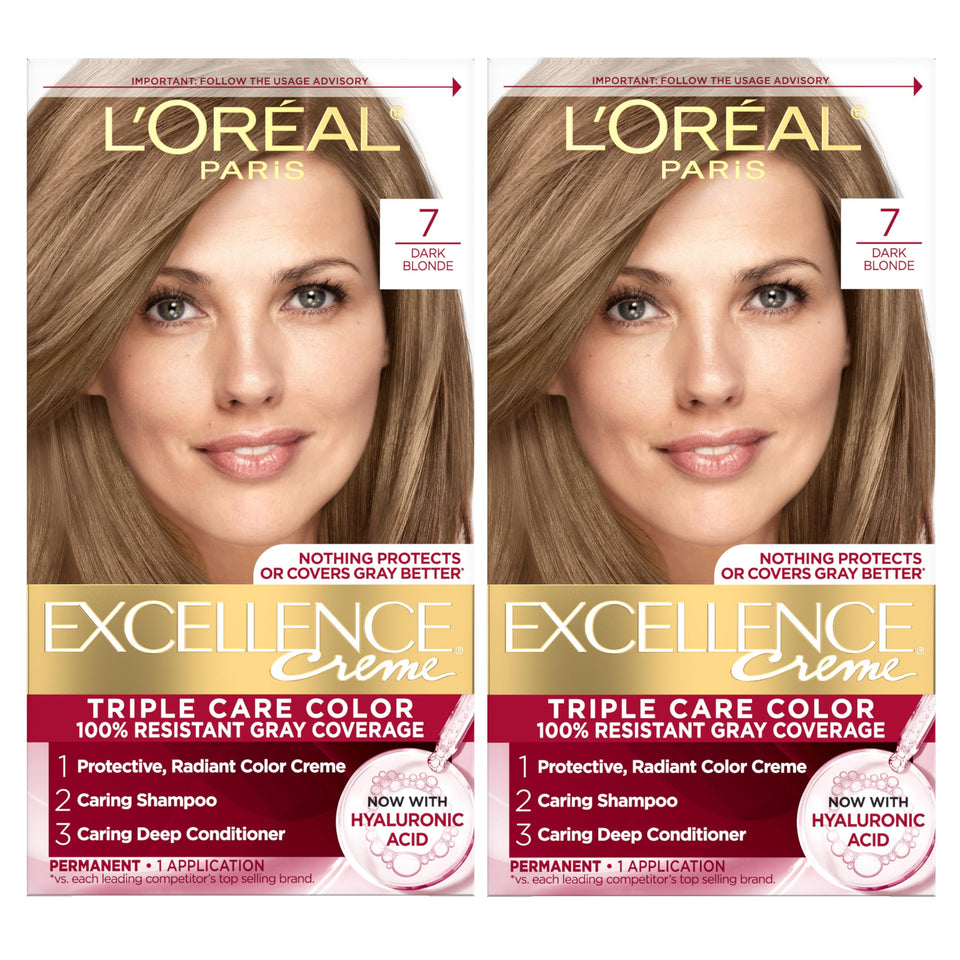 L'Oreal Paris front packaging showing shade and kit benefits for confident results