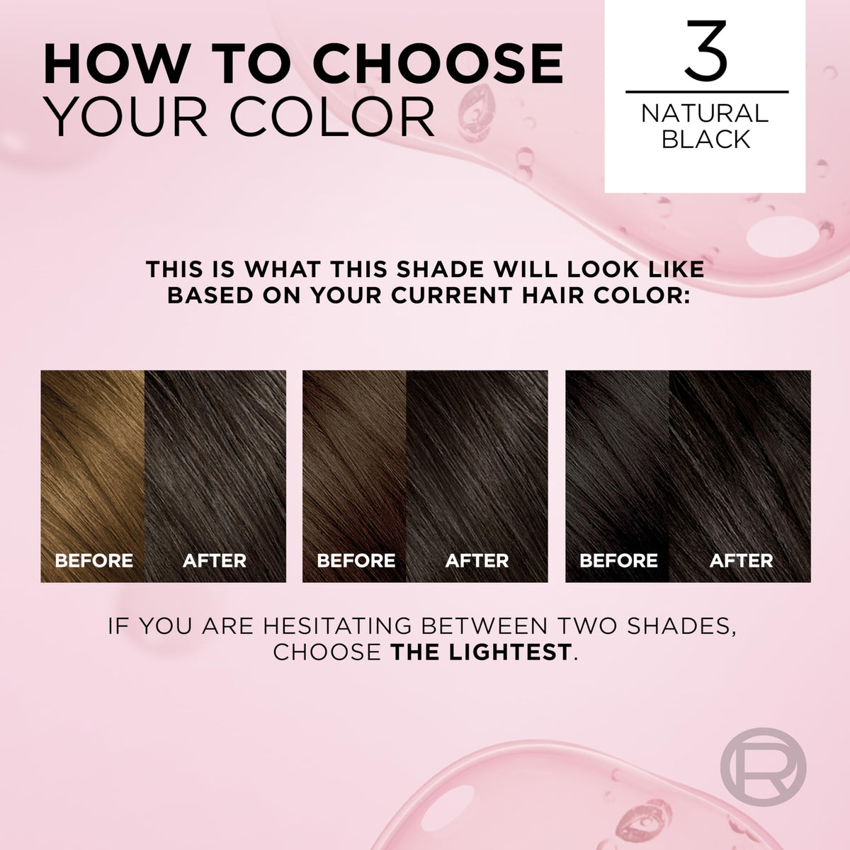 Hand holding L'Oreal Paris kit to show size and what comes in the pack