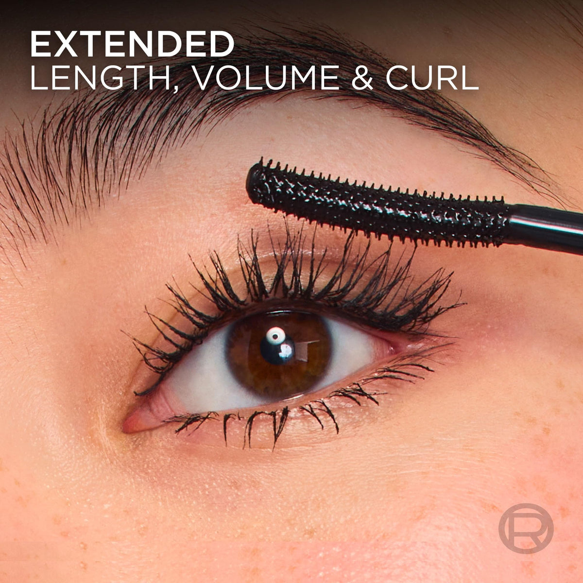L'Oreal Extensionist before and after lashes showing dramatic difference