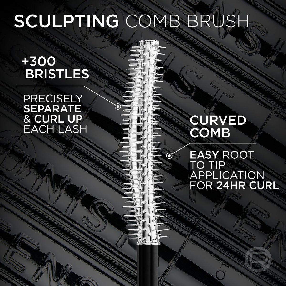 L'Oreal Extensionist label close-up highlighting formula features and wear benefits