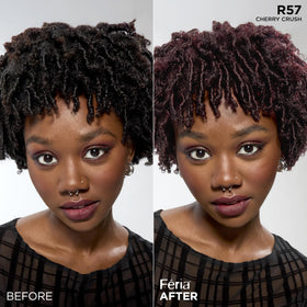 L'Oreal Feria ingredient and instruction panel showcasing clear usage guidance