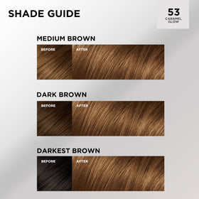 L'Oreal Feria hair dye being applied during development to reveal multi‑tonal color