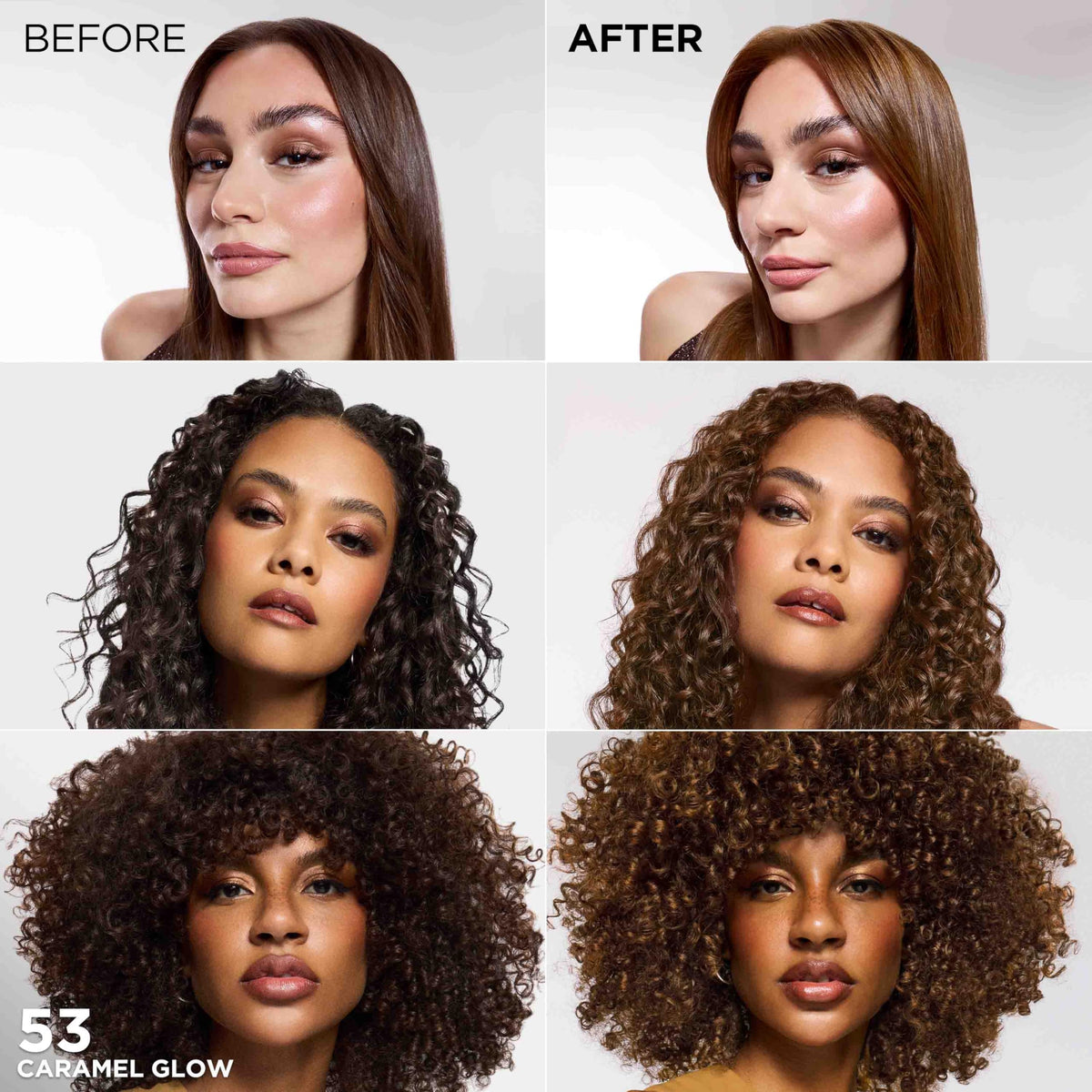 L'Oreal Feria creamy color texture close‑up showing smooth blend consistency