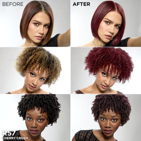 L'Oreal Feria color cream texture on applicator showing even consistency