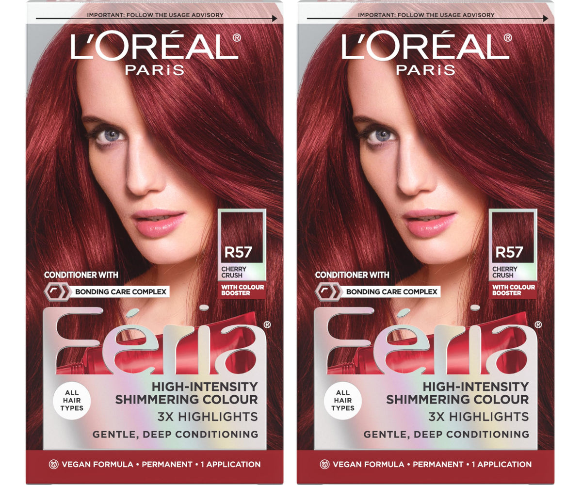 L'Oreal Feria front packaging showing product name and shade benefits