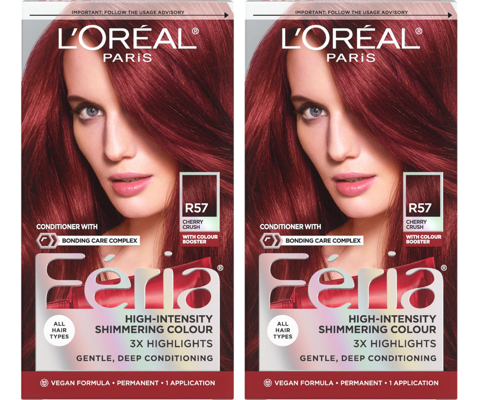 L'Oreal Feria front packaging showing product name and shade benefits
