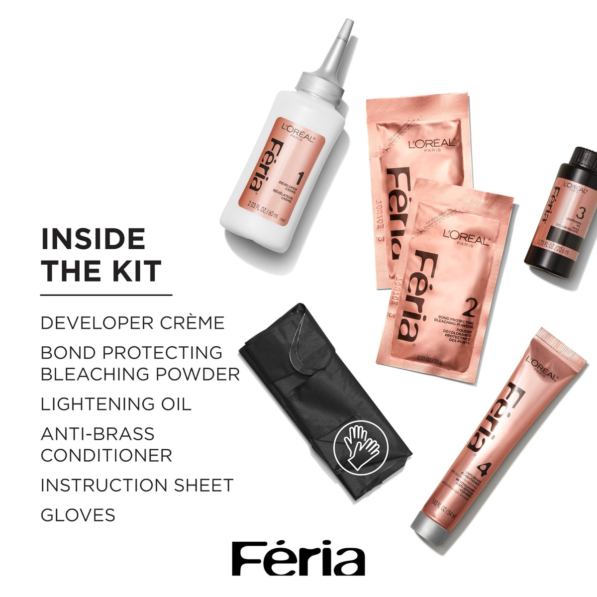 L'Oreal Paris Feria lightening oil texture with nourishing shine