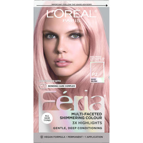 L'Oreal Paris front packaging showcasing rosy blush shade and kit benefits