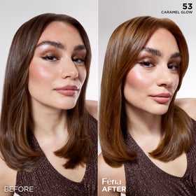L'Oreal Feria vitamin‑infused shine serum bottle to boost glossy finish