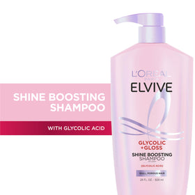 L'Oreal Paris close-up pump dispensing shampoo for easy application and control