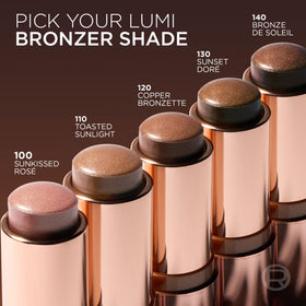 L'Oreal Paris close-up texture showing cream-to-powder transition and smooth blend