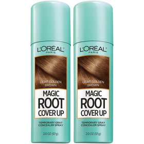 L'Oreal Paris front packaging showing Light Golden Brown shade and quick benefits