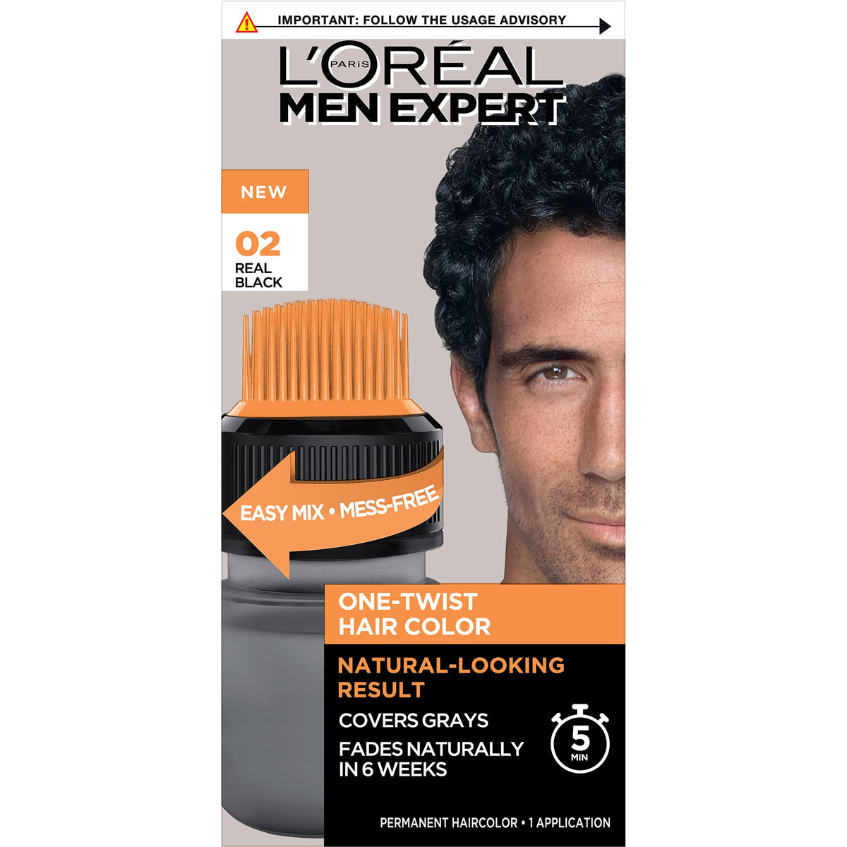 L'Oreal Paris front packaging showing product and shade for quick recognition and confidence