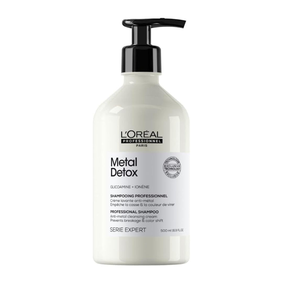 L'Oréal Professionnel Paris front bottle showing product and branding benefits