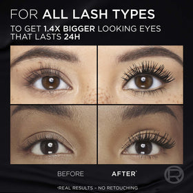 L'Oreal Paris close-up of multi-level bristle brush for even application