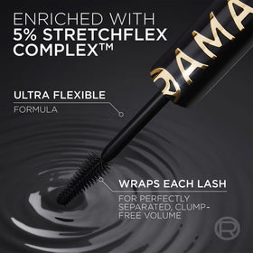 L'Oreal Paris tube next to a coin showing compact 0.33 fl oz size