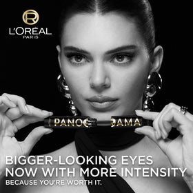 L'Oreal Paris mascara texture swipe showing smooth, buildable formula