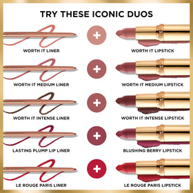 L'Oreal Paris color swatch stroke on skin highlighting smooth application and blendability