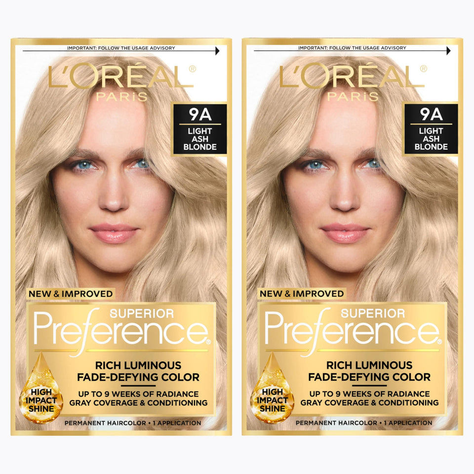 L'Oreal Paris 9A front packaging showing shade and benefits