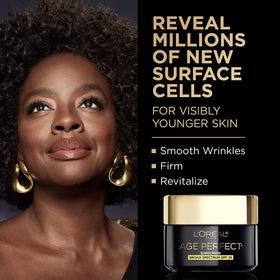 L'Oreal Paris close-up of smooth cream texture highlighting hydration benefit