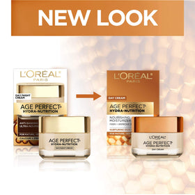L'Oreal Paris open jar top view revealing creamy formula ready for daily use