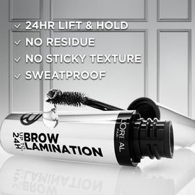 L'Oreal Paris angled applicator close-up for precise brow lifting