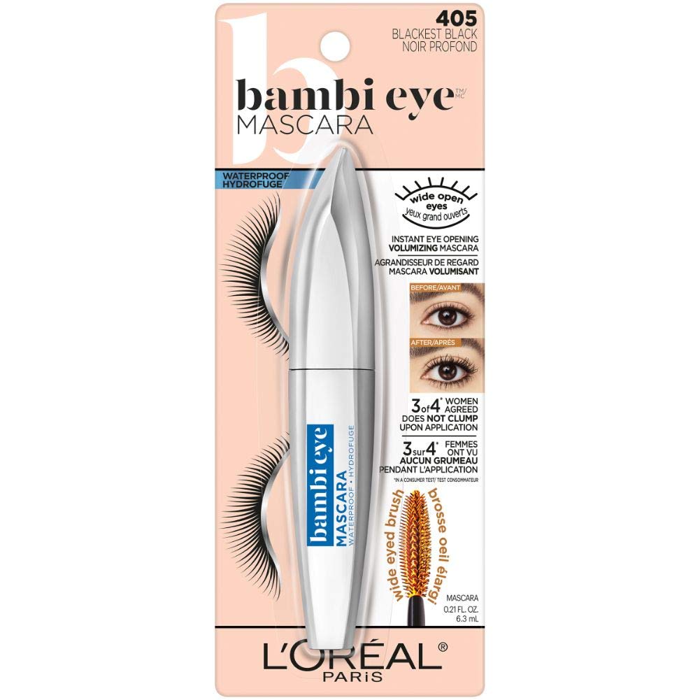L'Oreal Paris close-up of wide-eyed brush showing long and short bristles for separation