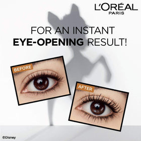 L'Oreal Paris model wearing daytime makeup showcasing natural lifted lashes benefit