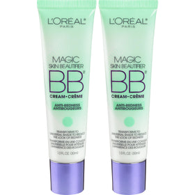 L'Oreal Paris front packaging showing dual 1 fl oz tubes and label benefits