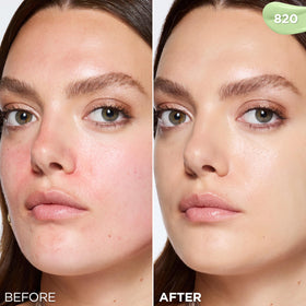 L'Oreal Paris Beautifying Beads detail revealing color-changing pigments that neutralize redness