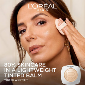 L'Oreal Paris before and after comparison, reduces the look of fine lines