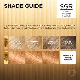 L'Oreal Paris before and after comparison showing improved color vibrancy and coverage