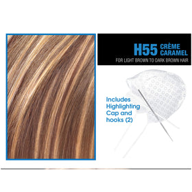 L'Oreal Paris before and after short hair showing subtle dimension