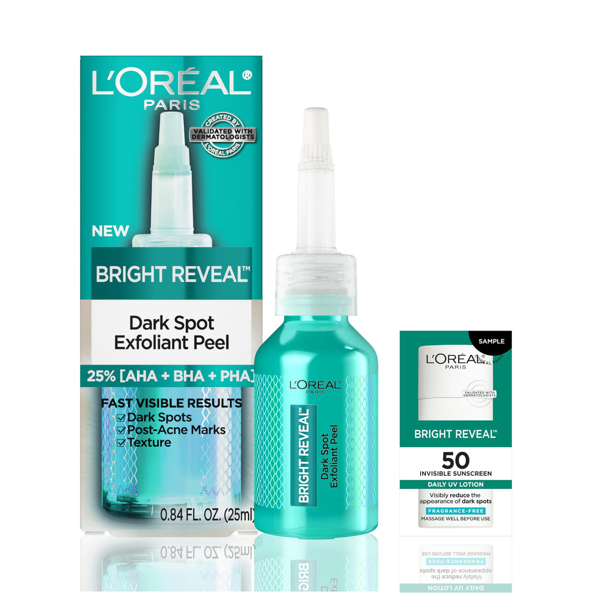 L'Oreal Paris front packaging showing product name and benefits