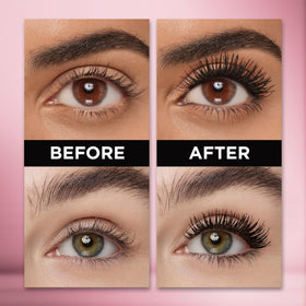 L'Oreal Paris bristles detail highlighting 200+ bristle density for separation benefit