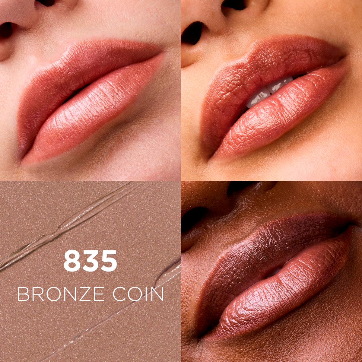 L'Oreal Paris Bronze Coin open tube highlighting creamy texture and nourishing oils
