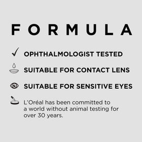 L'Oreal Paris before and after brows in Light Brunette showing defined finish