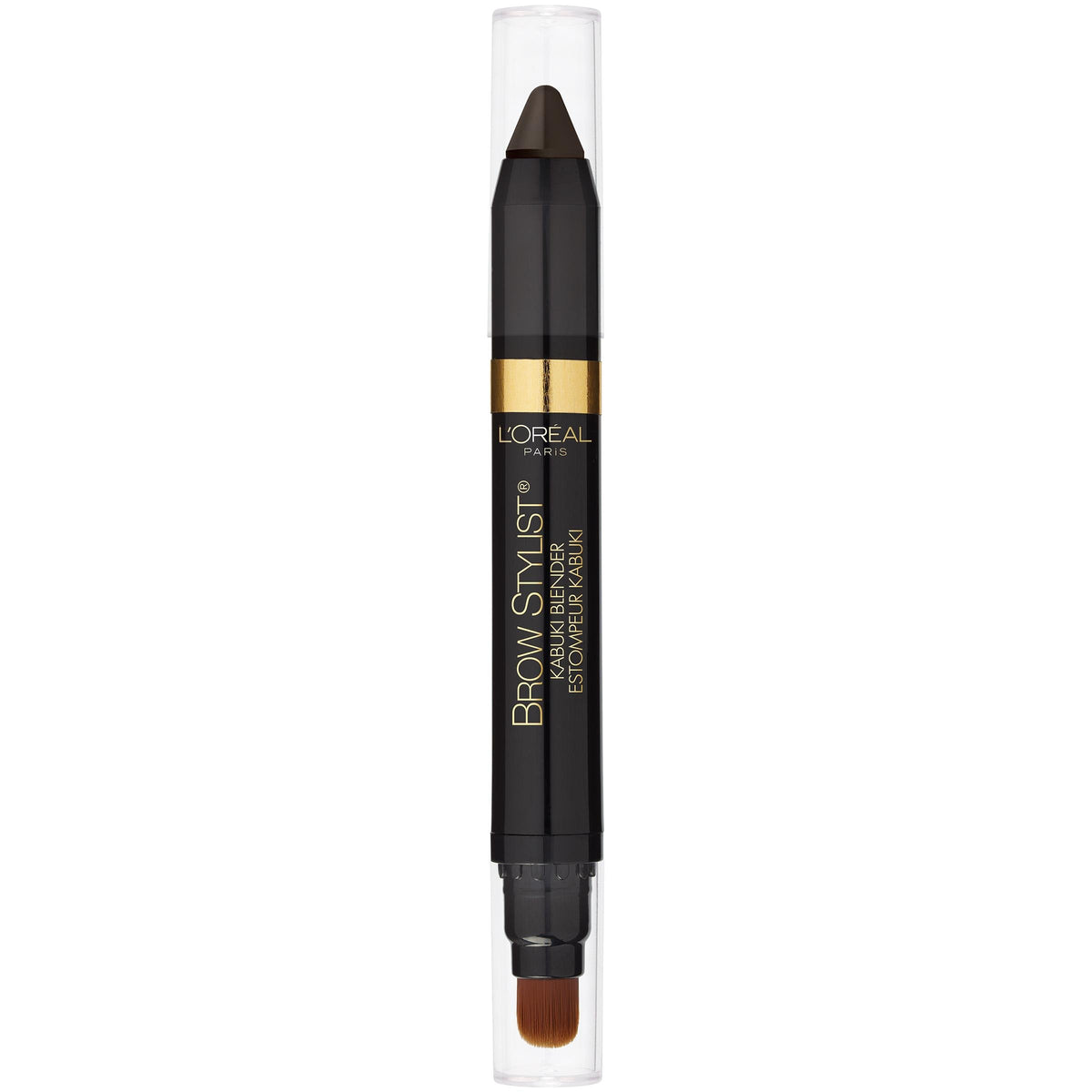 L'Oreal Paris front packaging of brow crayon showing product and shade for easy selection