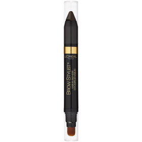 L'Oreal Paris front packaging of brow crayon showing product and shade for easy selection