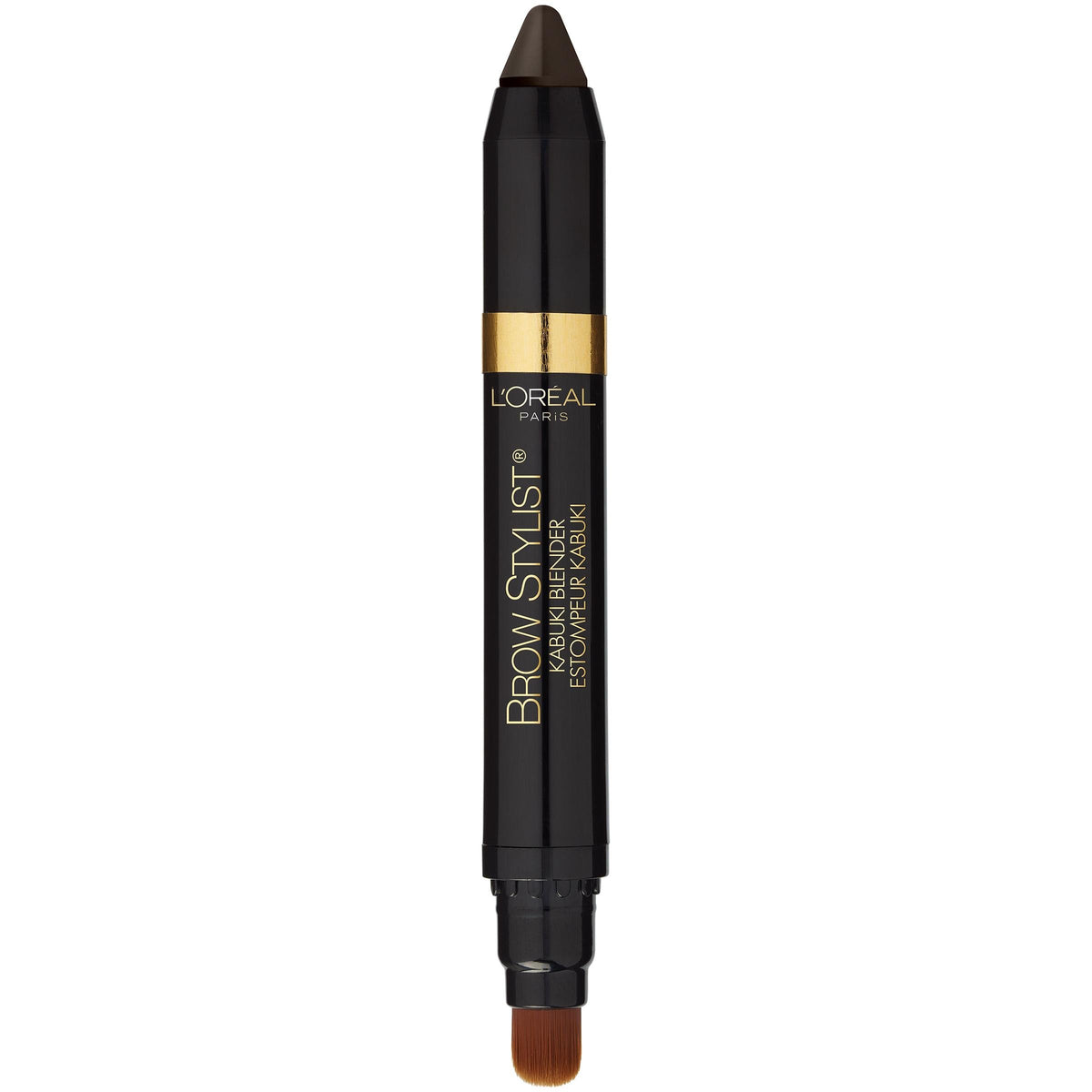 L'Oreal Paris brow crayon applied on model showing natural fuller brows