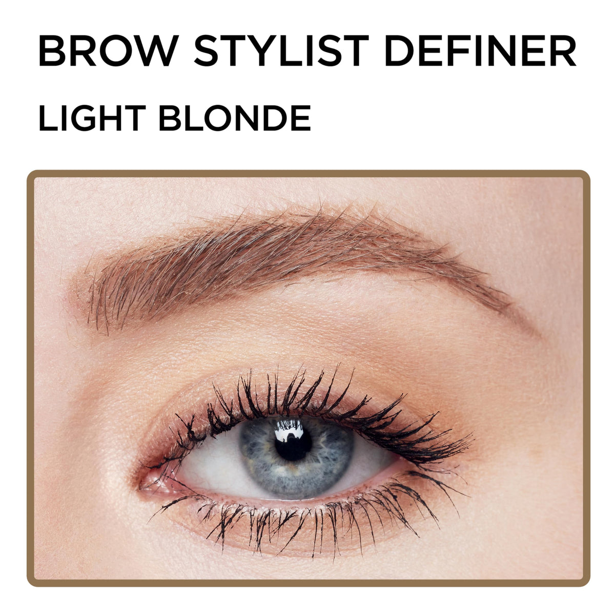 L'Oreal Paris swatches of Light Blonde showing color payoff and subtle, natural tones