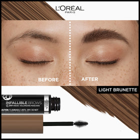 L'Oreal Paris 3D micro-grip brush close-up showing precise bristles for better hair separation