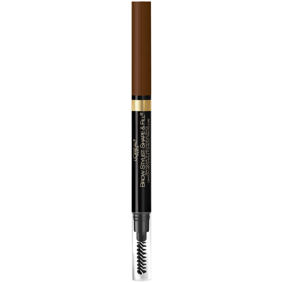L'Oreal Paris before and after brows demonstrating subtle fill and shape